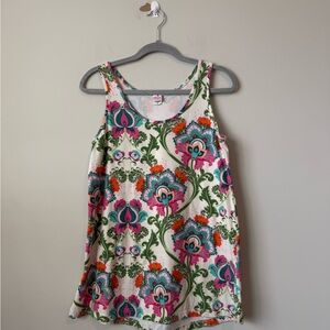 Ricrac women’s floral tank top size medium